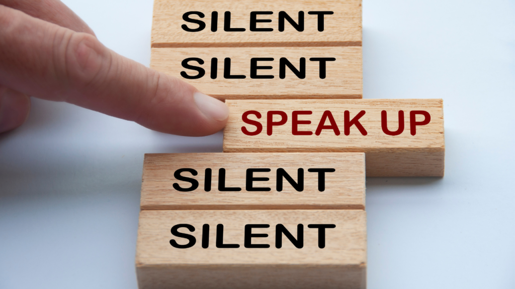 speak up Speak up