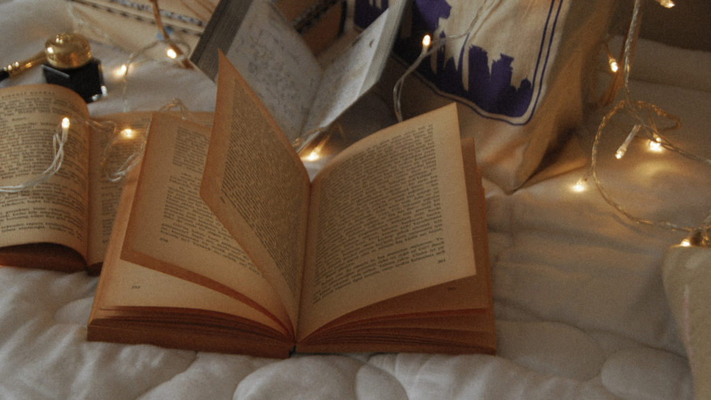 Books and Movies A book.