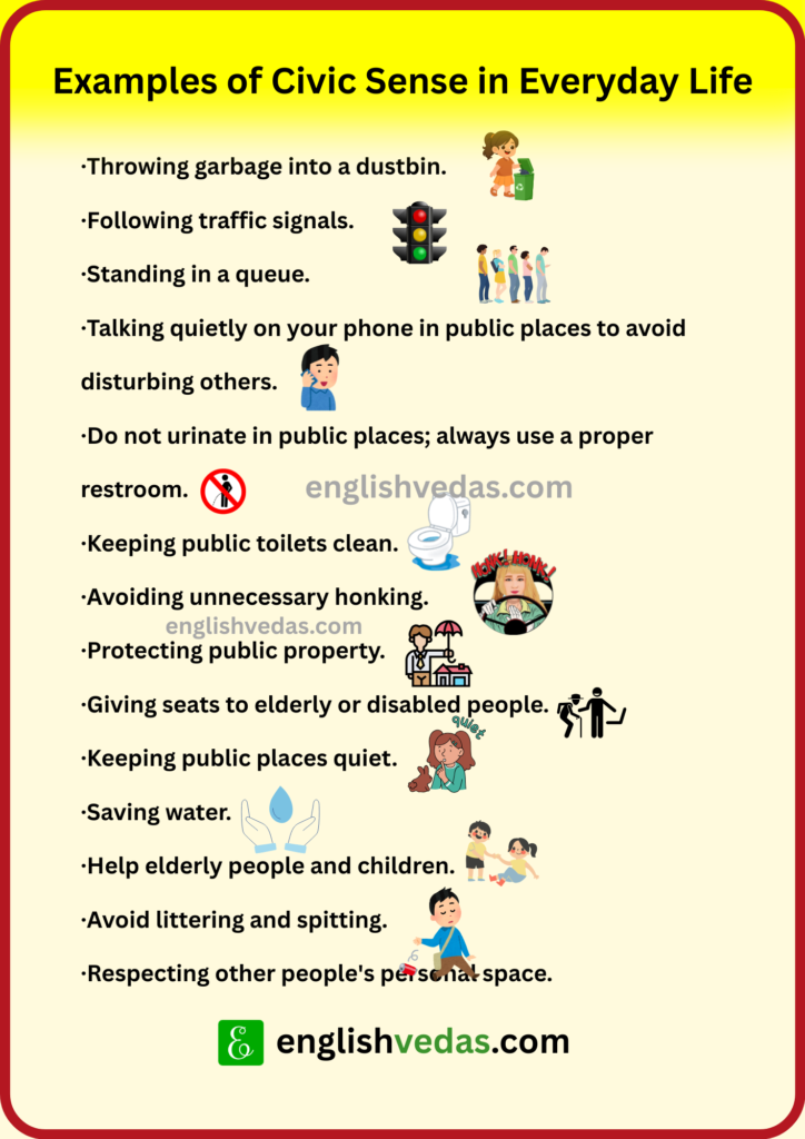 Examples of Civic Sense in Everyday Life