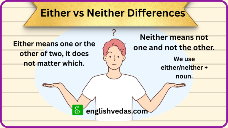Either vs Neither: Surprising Differences, 50 Example Sentences ...