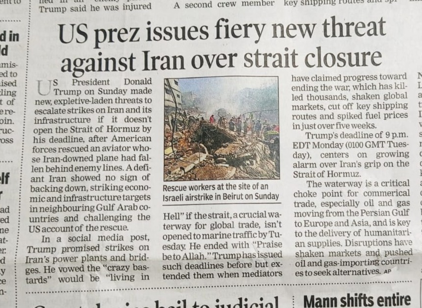 Newspaper Cutting Analysis from The Times of India 6th April 2026 Use of it