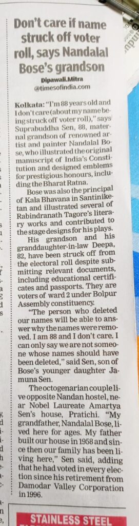 Newspaper cutting analysis from the Times of India 6th April 2026 Reported Speech