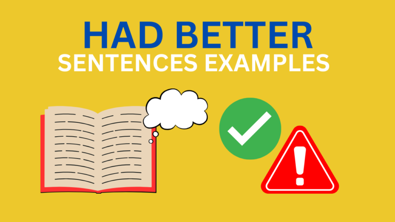 Had better sentences examples