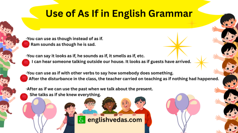 Use of As If in English Grammar