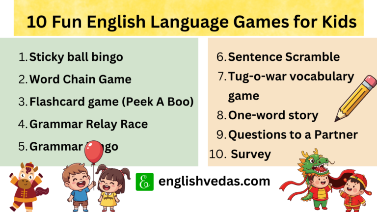 10 Fun English Language Games for Kids