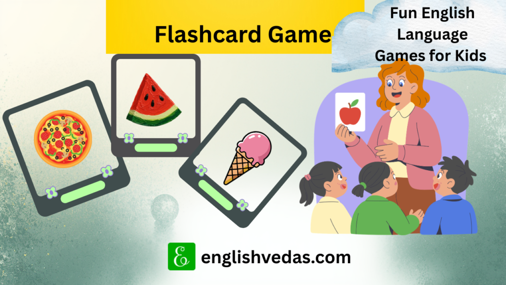 Flashcard game English Language Games for kids 