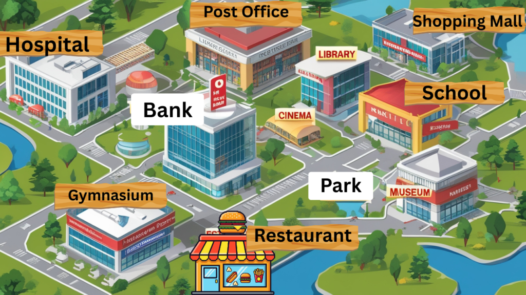 City Mapper Prepositions of Place